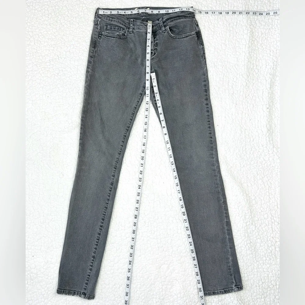 Juicy Couture Women's Gray Low Rise Skinny Jeans Stretch Denim Size 28 - Picture 6 of 6